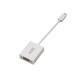 Nanocable Conversor USB-C a VGA. USB-C/M-VGA/H, Aluminio 10cm 10.16.4101